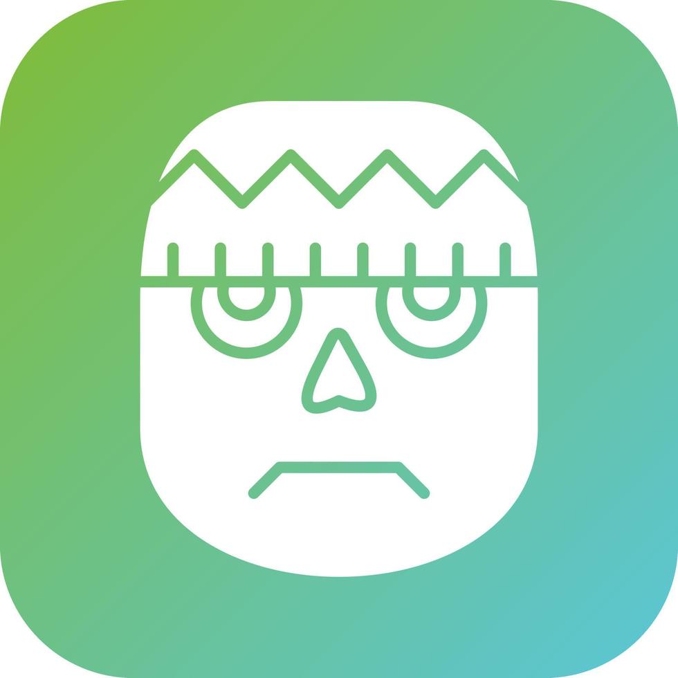 Frankensteins Monster Vector Icon Style