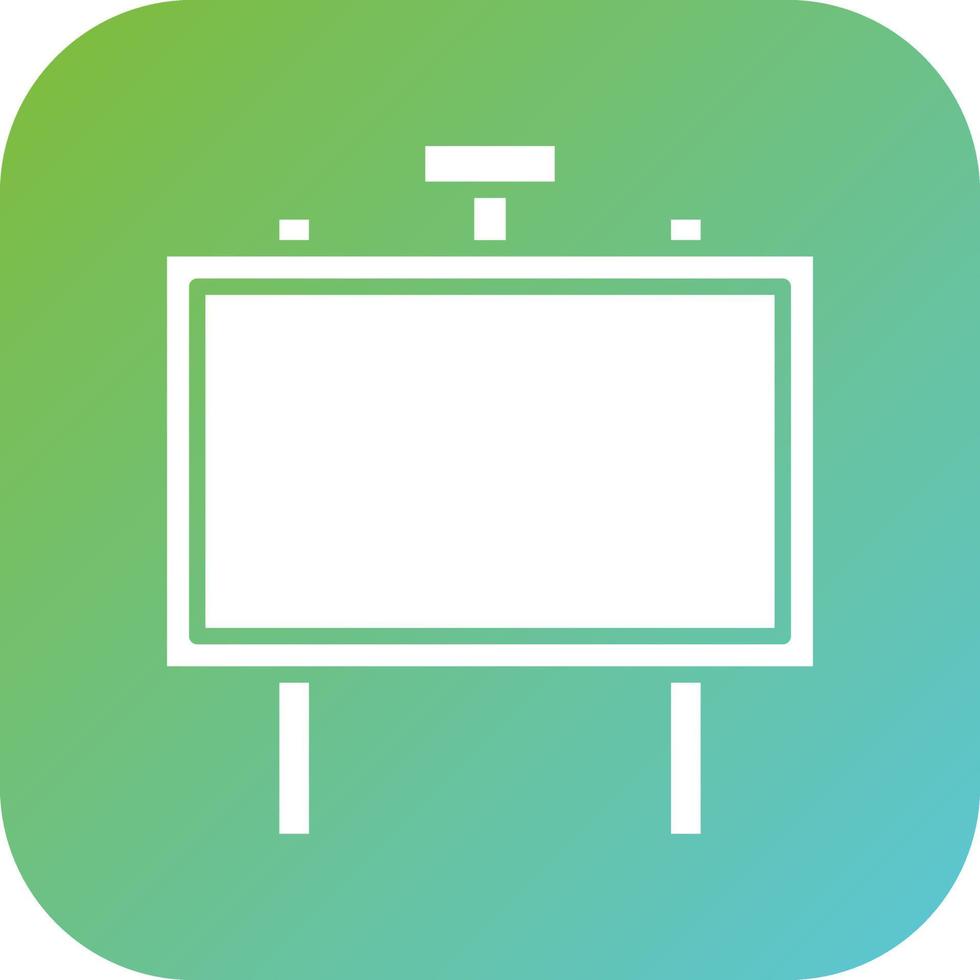 Signboard Vector Icon Style