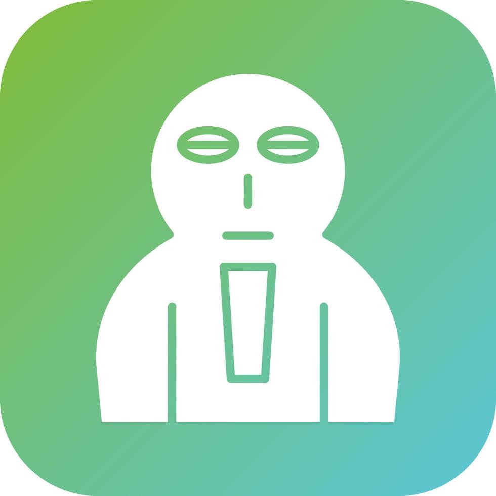 Coffin Face Vector Icon Style