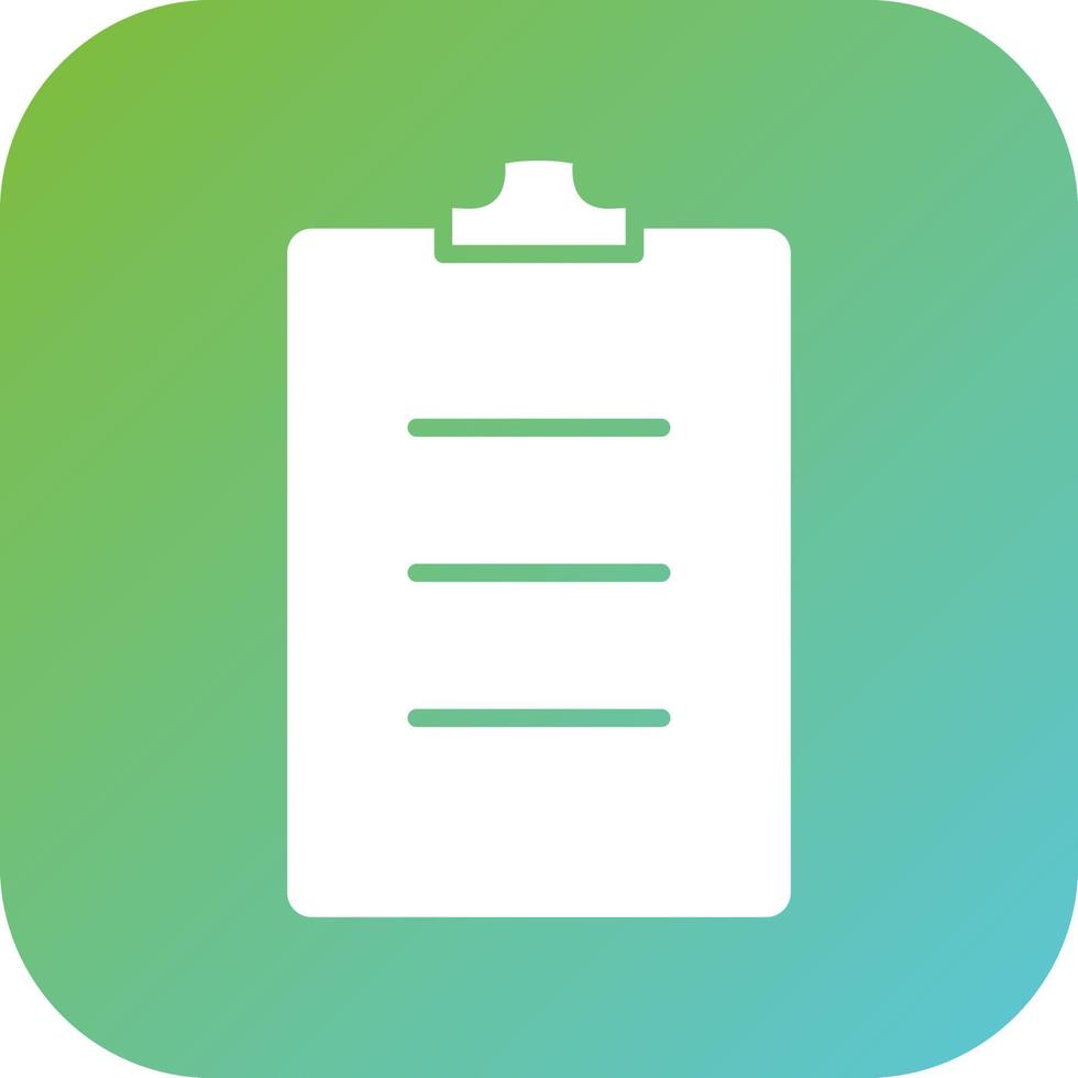 Clipboard Vector Icon Style