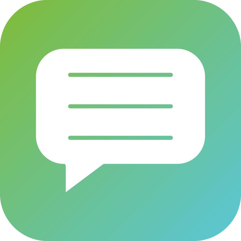 Speech Bubble Vector Icon Style