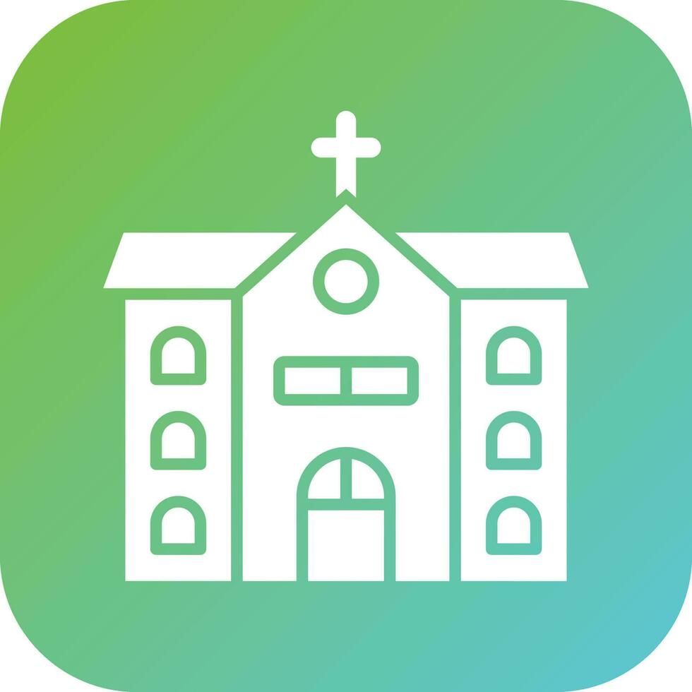 Iglesia vector icono estilo