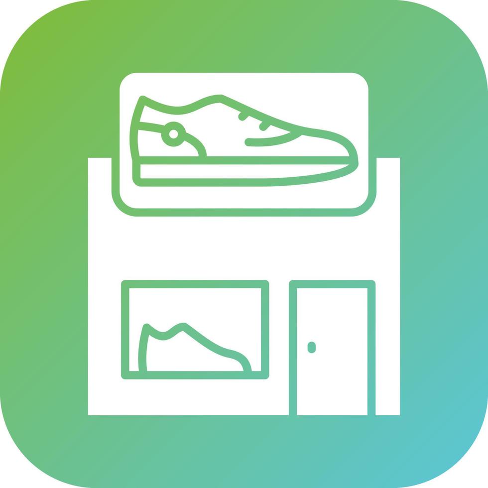 Shoe Shop Vector Icon Style