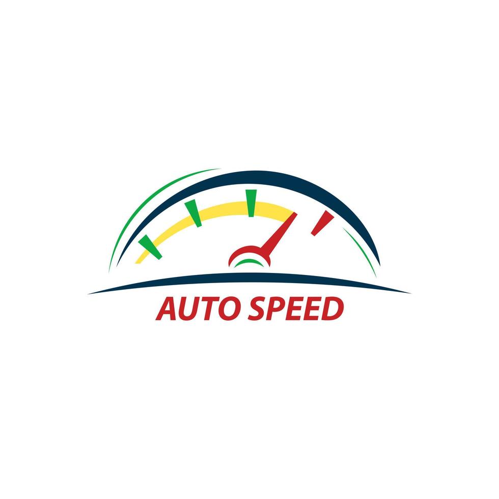 Car logo in simple design template vector