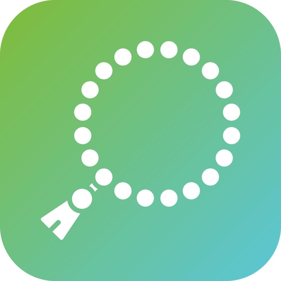 Rosary Vector Icon Style