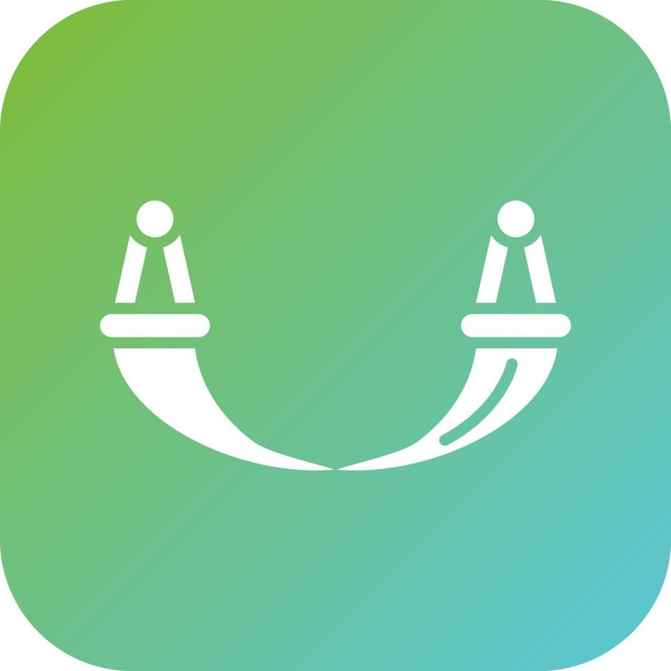 Hammock Vector Icon Style