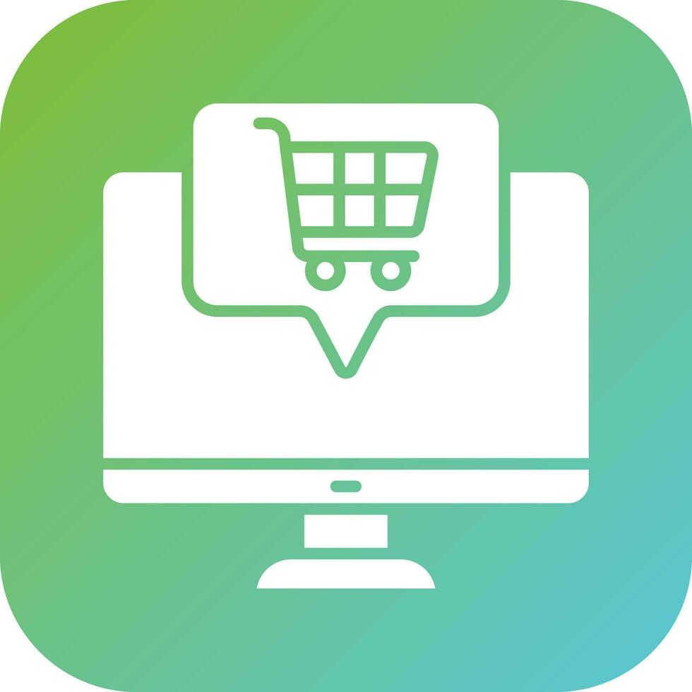 Online Order System Vector Icon Style
