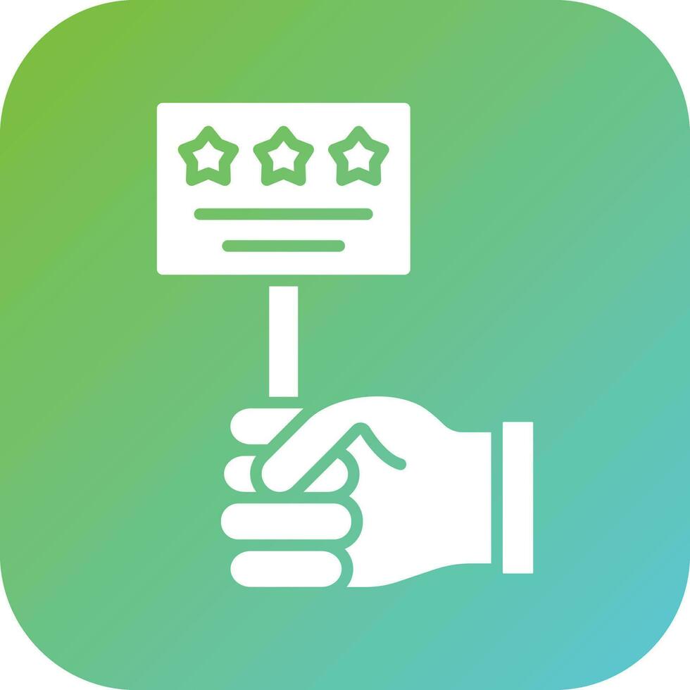 Demonstration Vector Icon Style