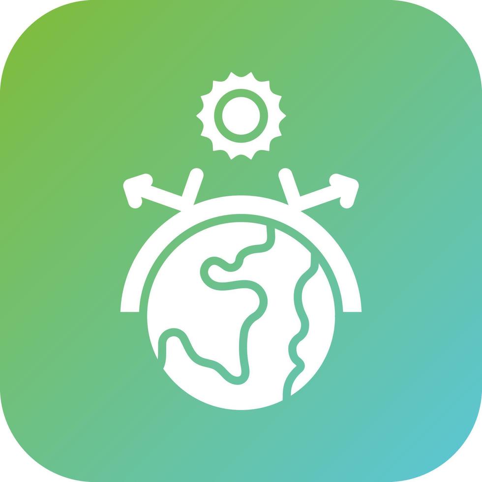 Greenhouse Effect Vector Icon Style