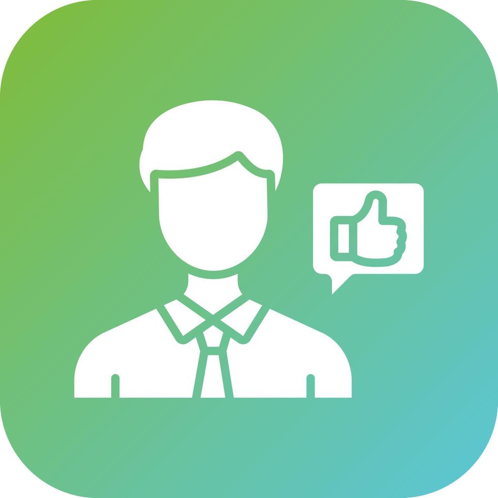 Good Leader Vector Icon Style