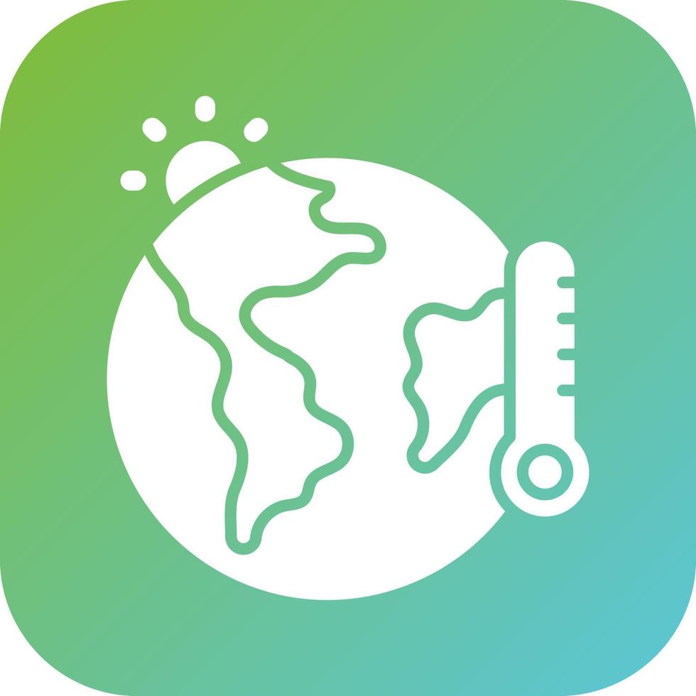 Climate Change Vector Icon Style