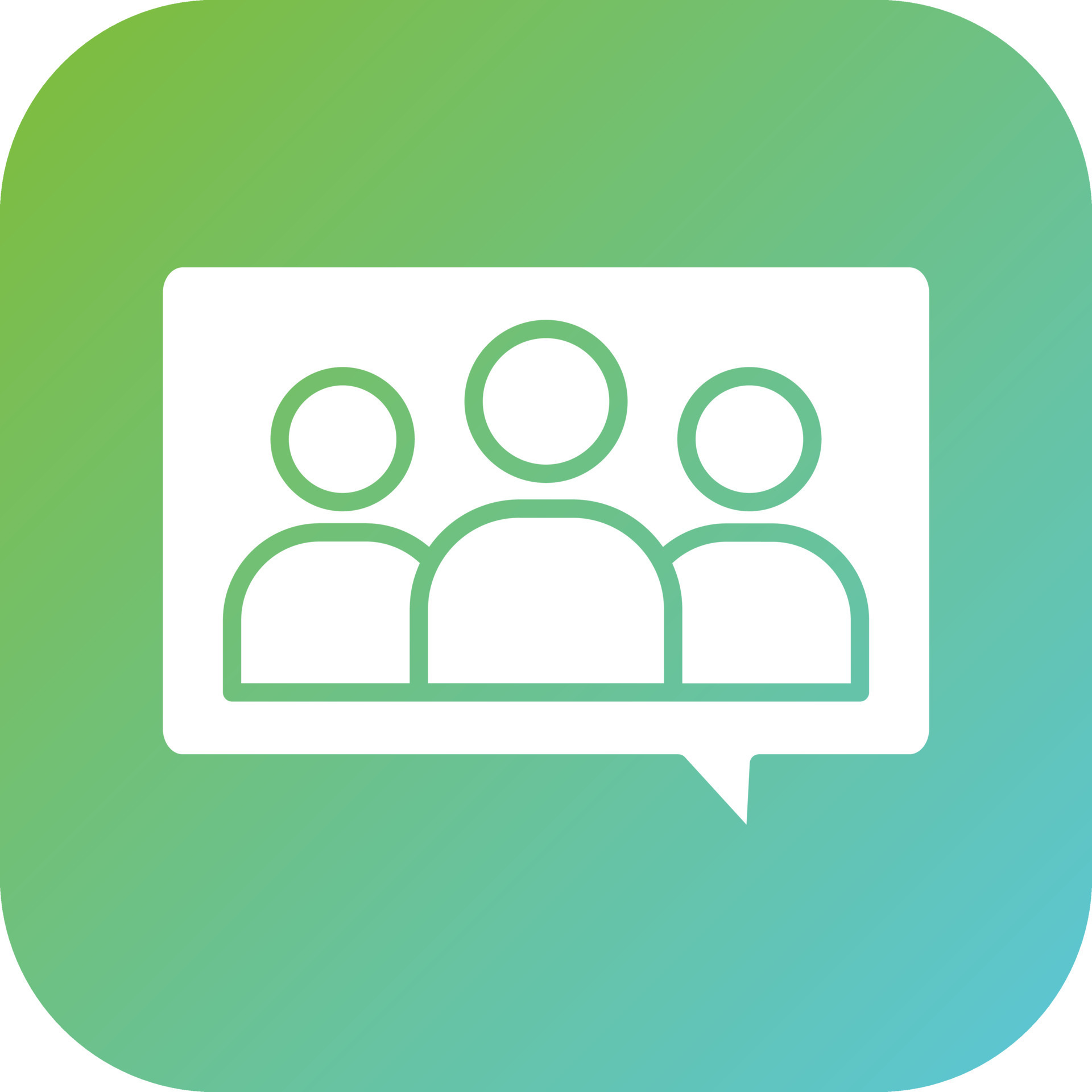 Group Chat Vector Icon Style 22368435 Vector Art at Vecteezy