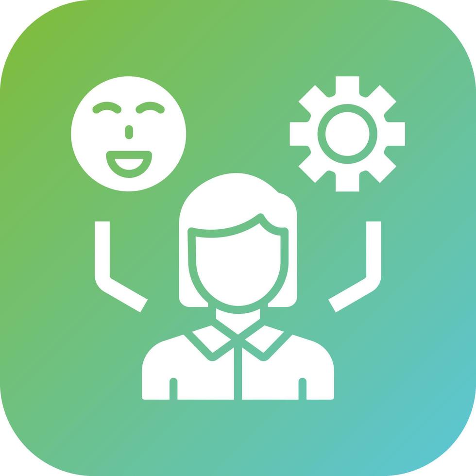 Stress Management Vector Icon Style