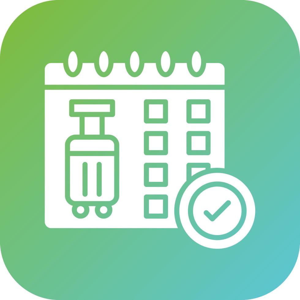 Reservation Vector Icon Style