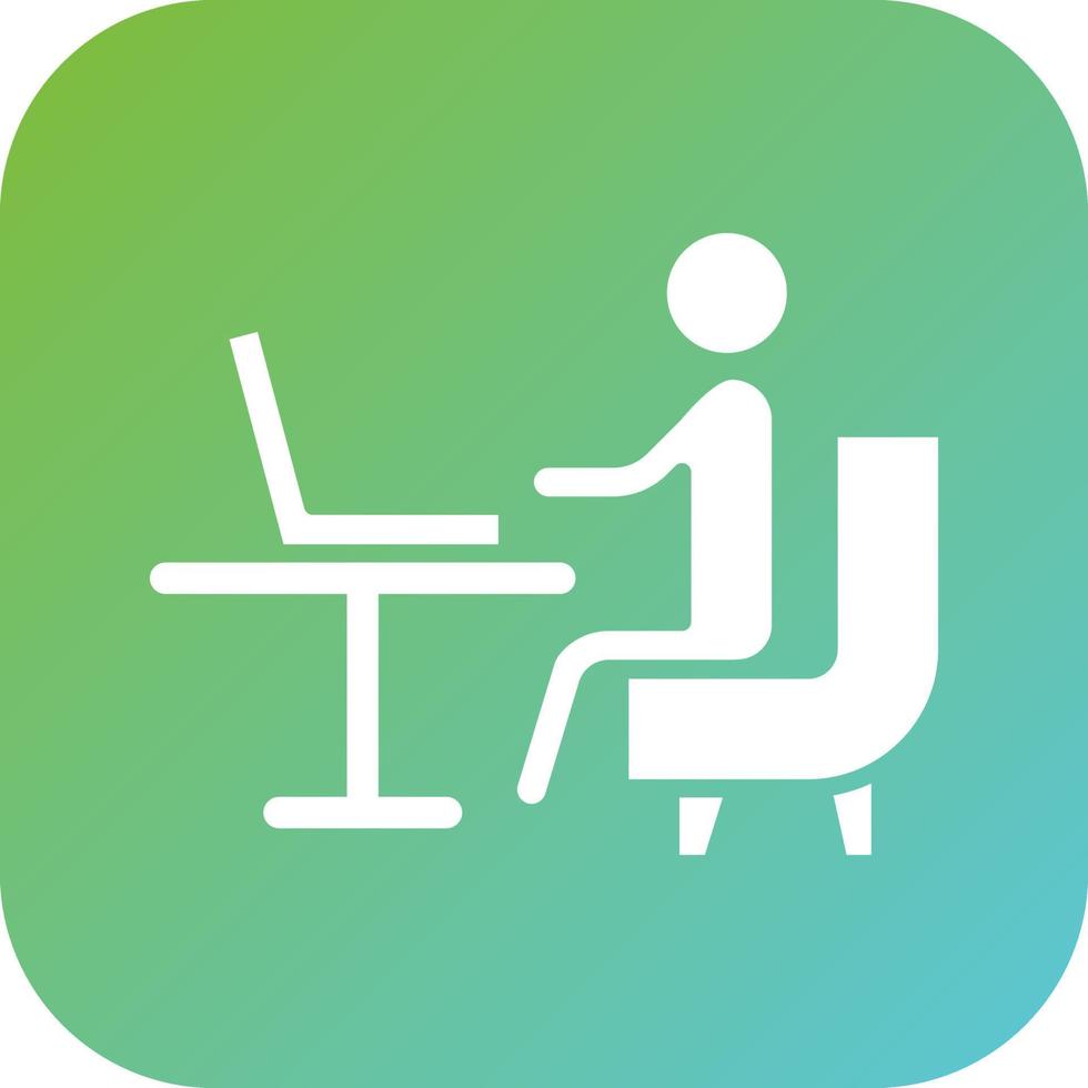 Working on Couch Vector Icon Style