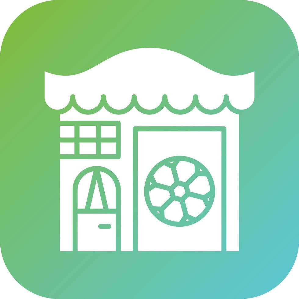 Sports Shop Vector Icon Style