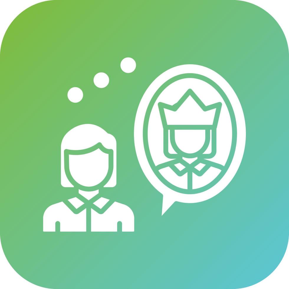 Self Esteem Vector Icon Style