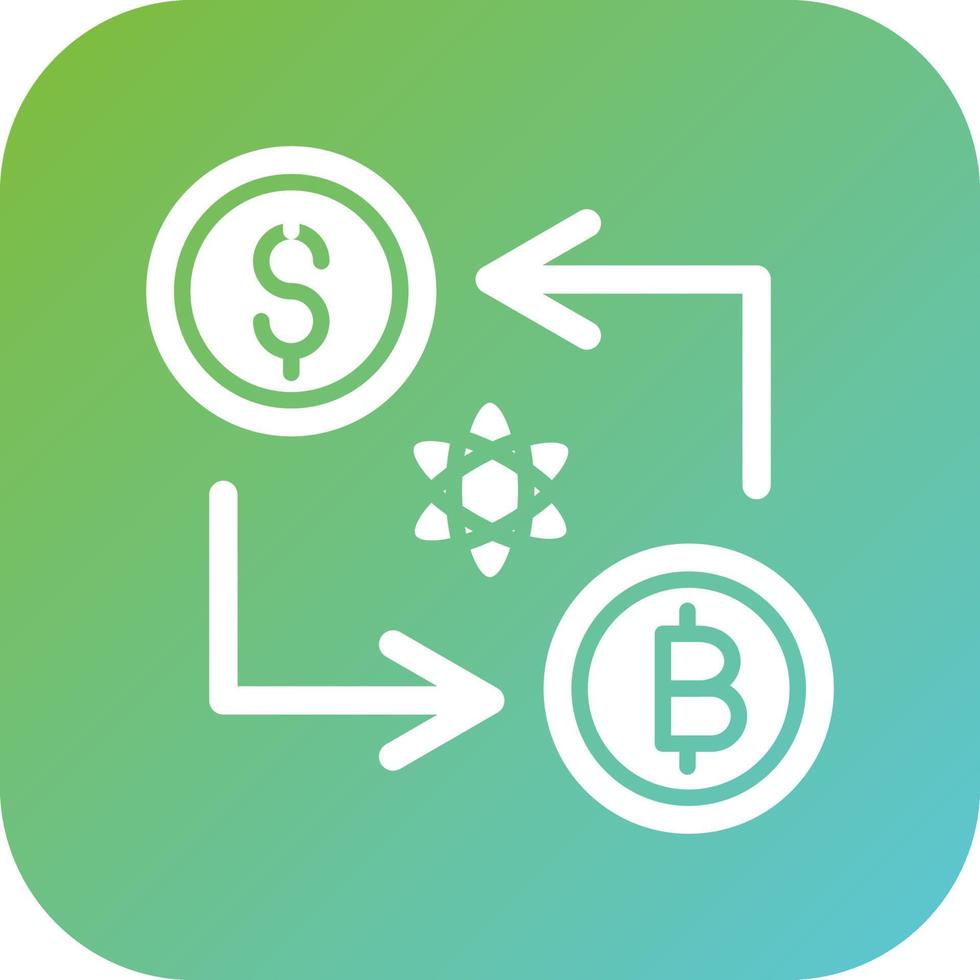 Atomic Swap Vector Icon Style