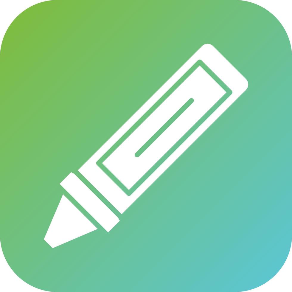 Crayon Vector Icon Style
