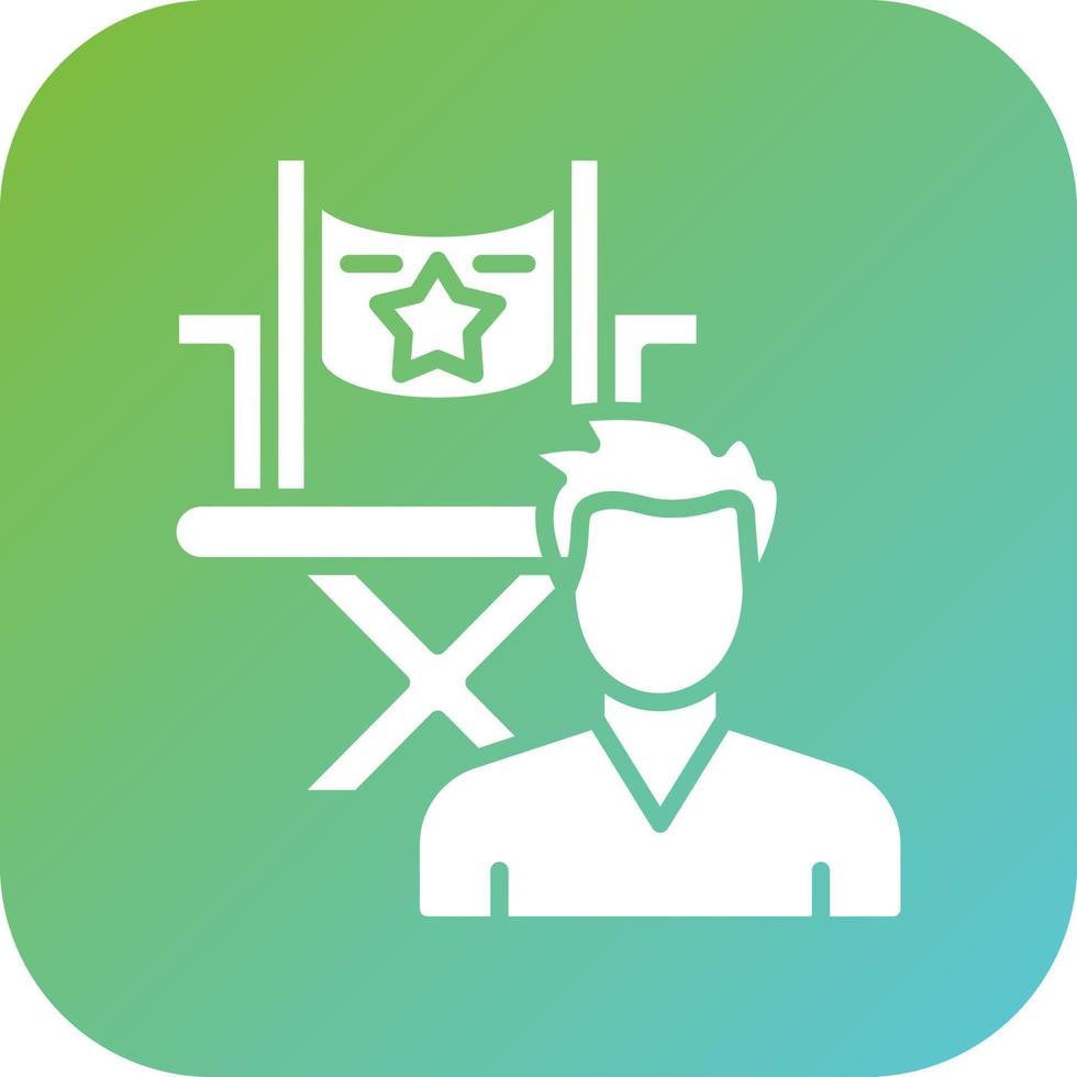 Director Male Vector Icon Style