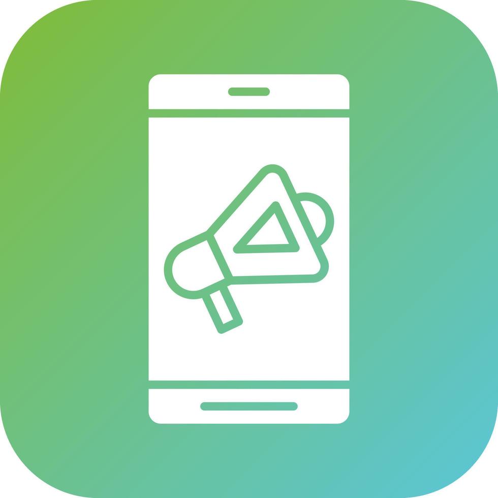 Mobile Marketing Vector Icon Style
