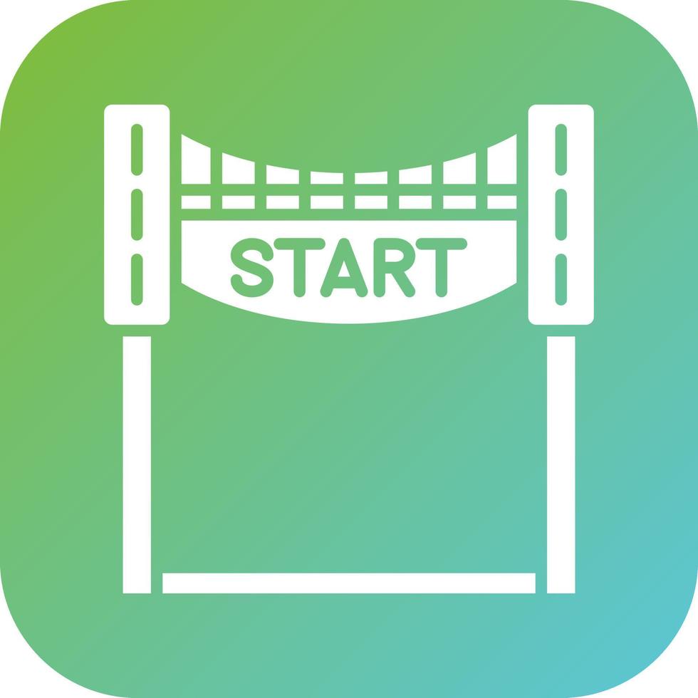 Race Start Vector Icon Style