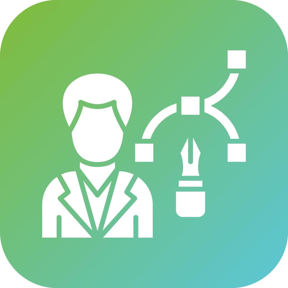 Designer Male Vector Icon Style