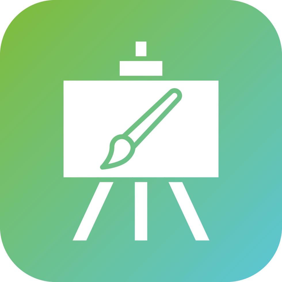 Canvas And Easel Vector Icon Style