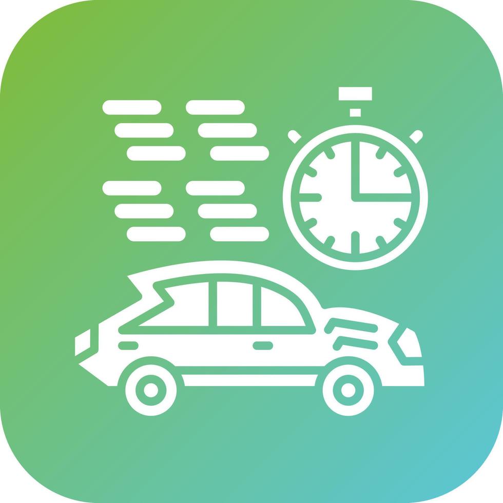 Race Stopwatch Vector Icon Style