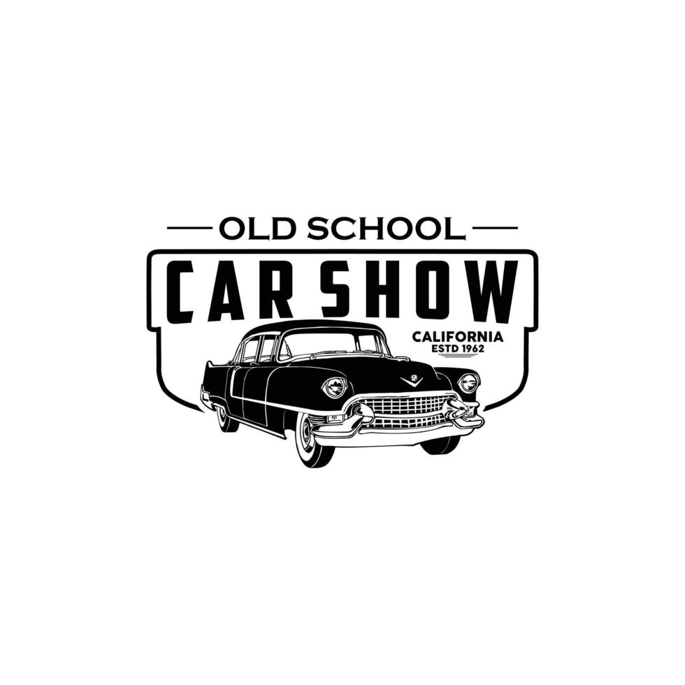 Car show california logo vector
