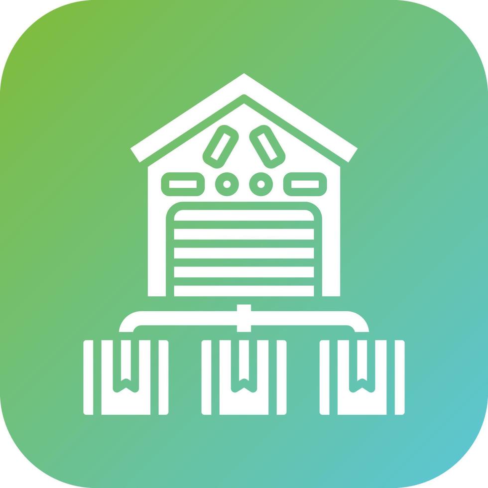 Distribution Center Vector Icon Style