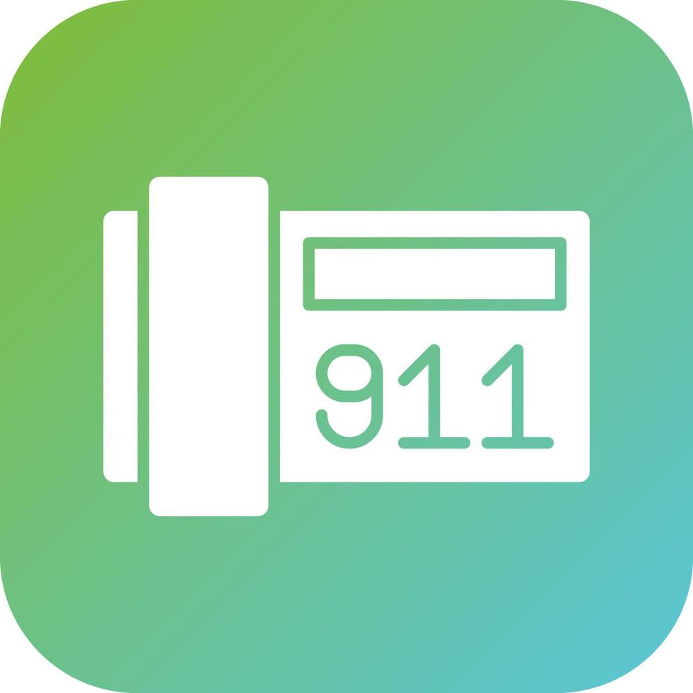 911 Vector Icon Style