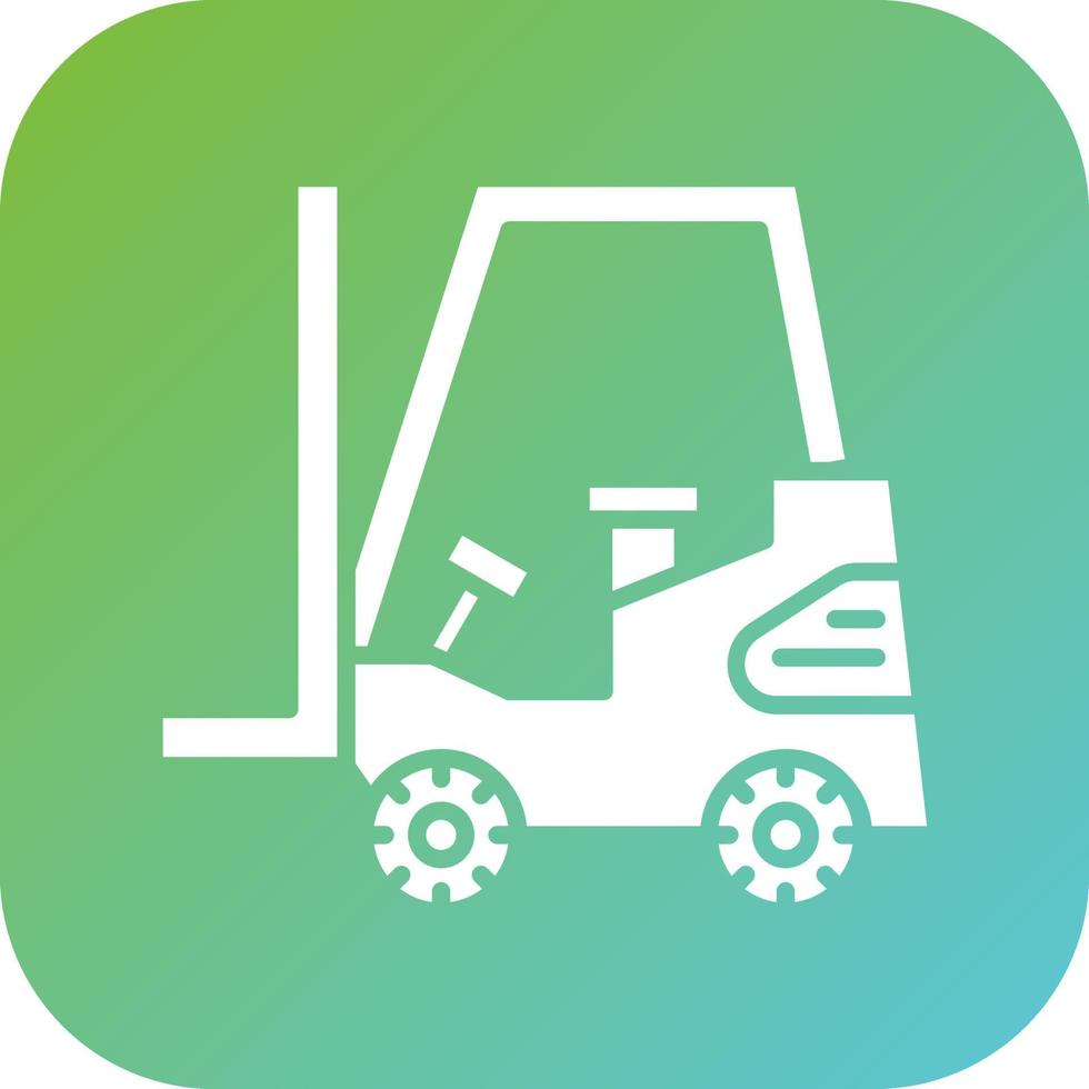 Forklift Vector Icon Style