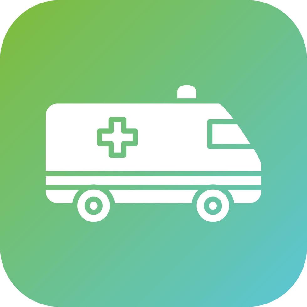 Ambulance Vector Icon Style