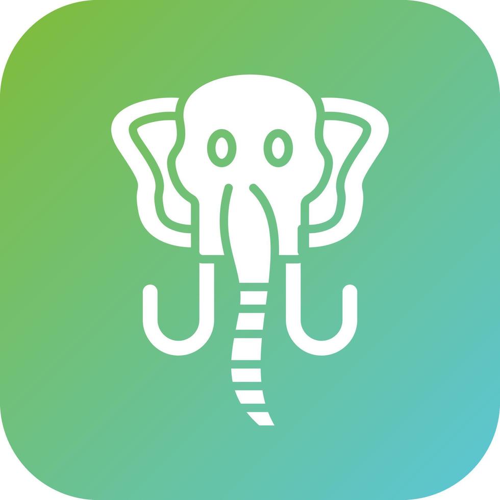 mamut vector icono estilo