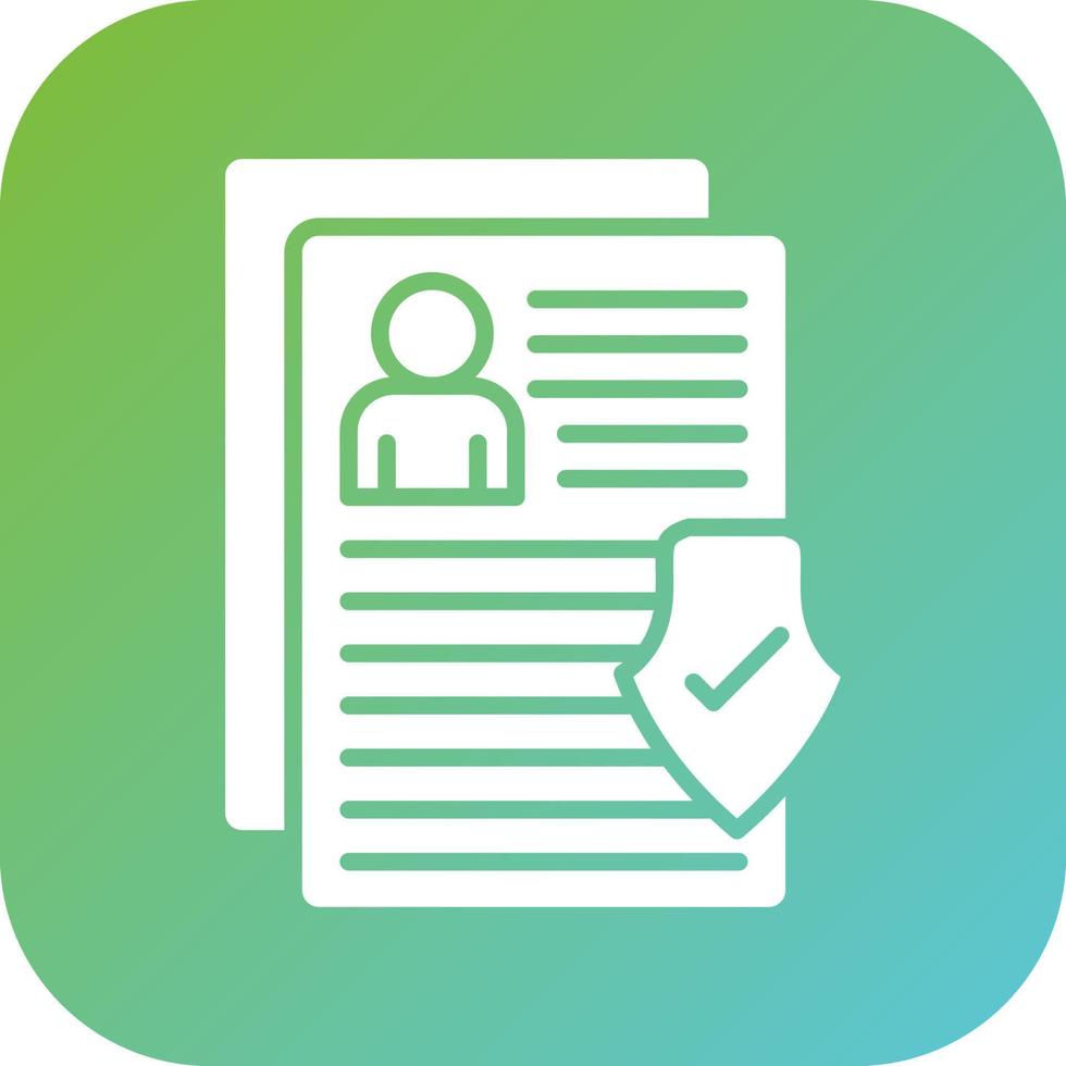 Consent Vector Icon Style