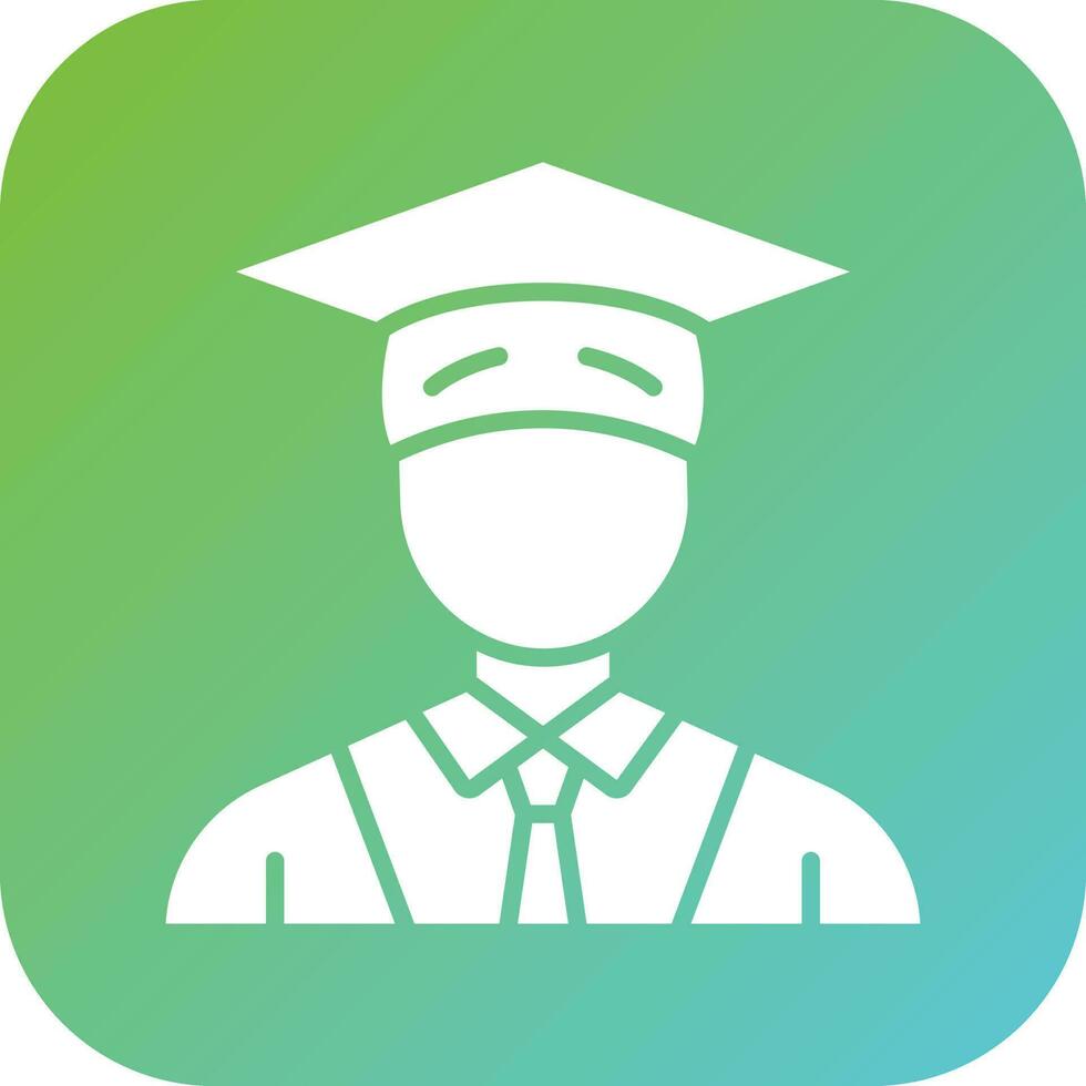 Student Vector Icon Style