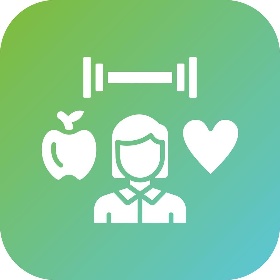 Health Conscious Vector Icon Style