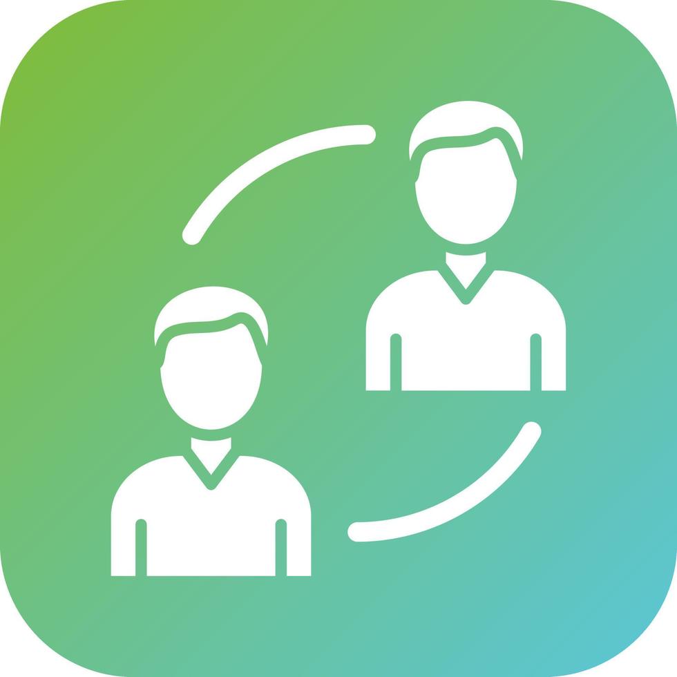P2P Lending Vector Icon Style