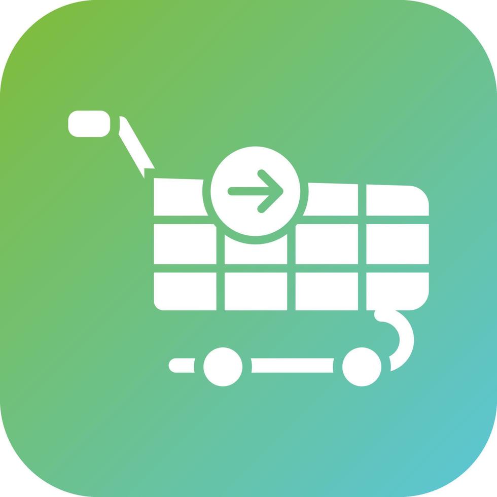 Continue Shopping Vector Icon Style