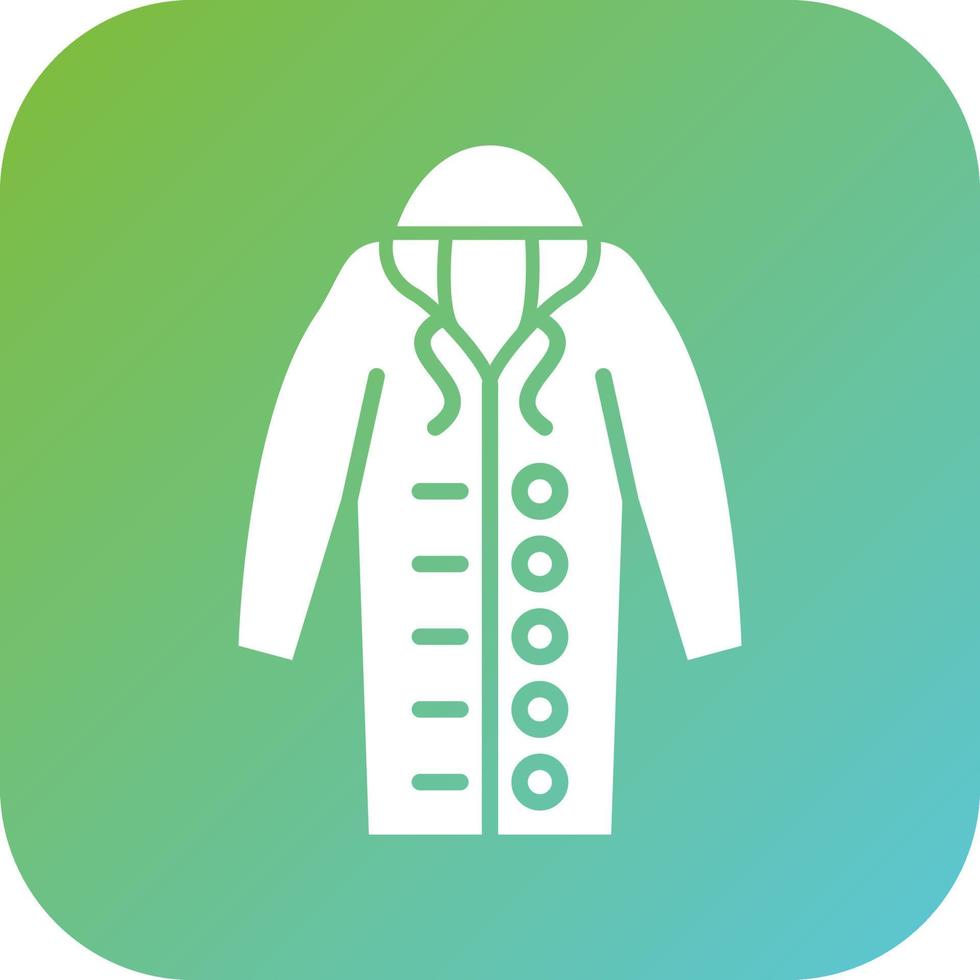Raincoat Vector Icon Style