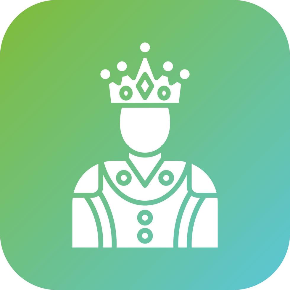 King Vector Icon Style