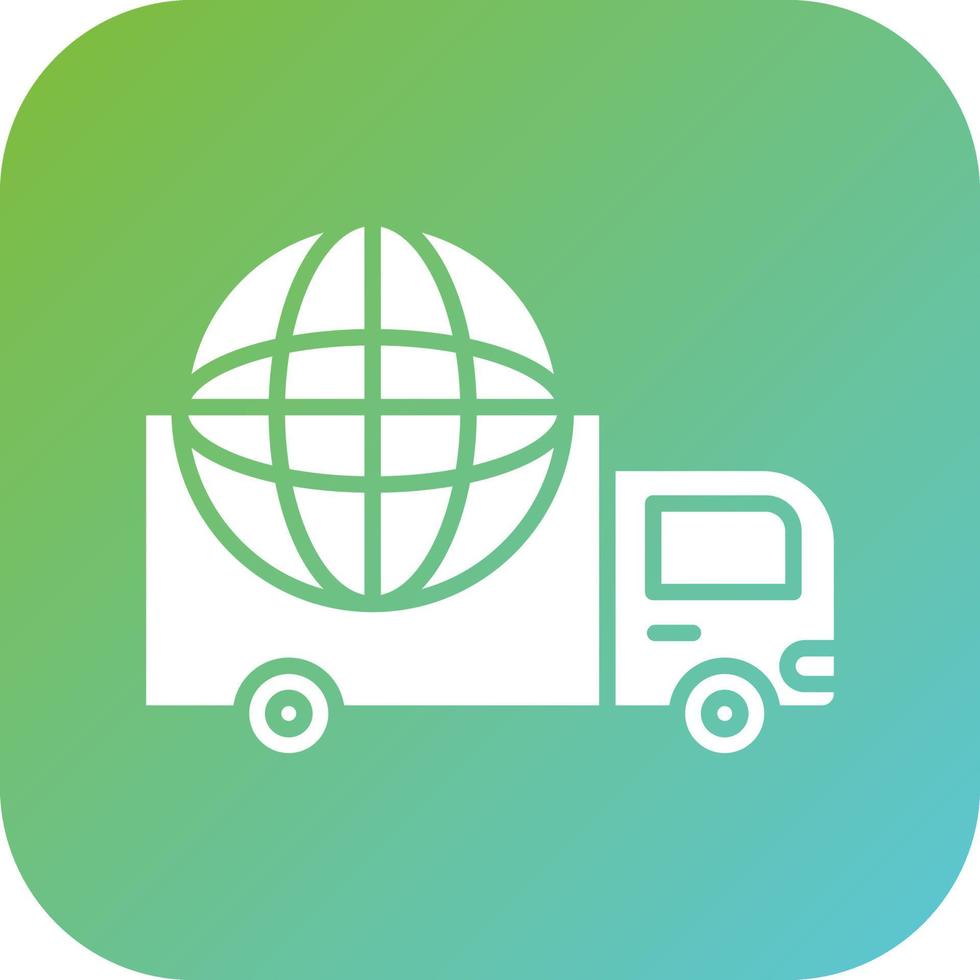 International Shipping Vector Icon Style