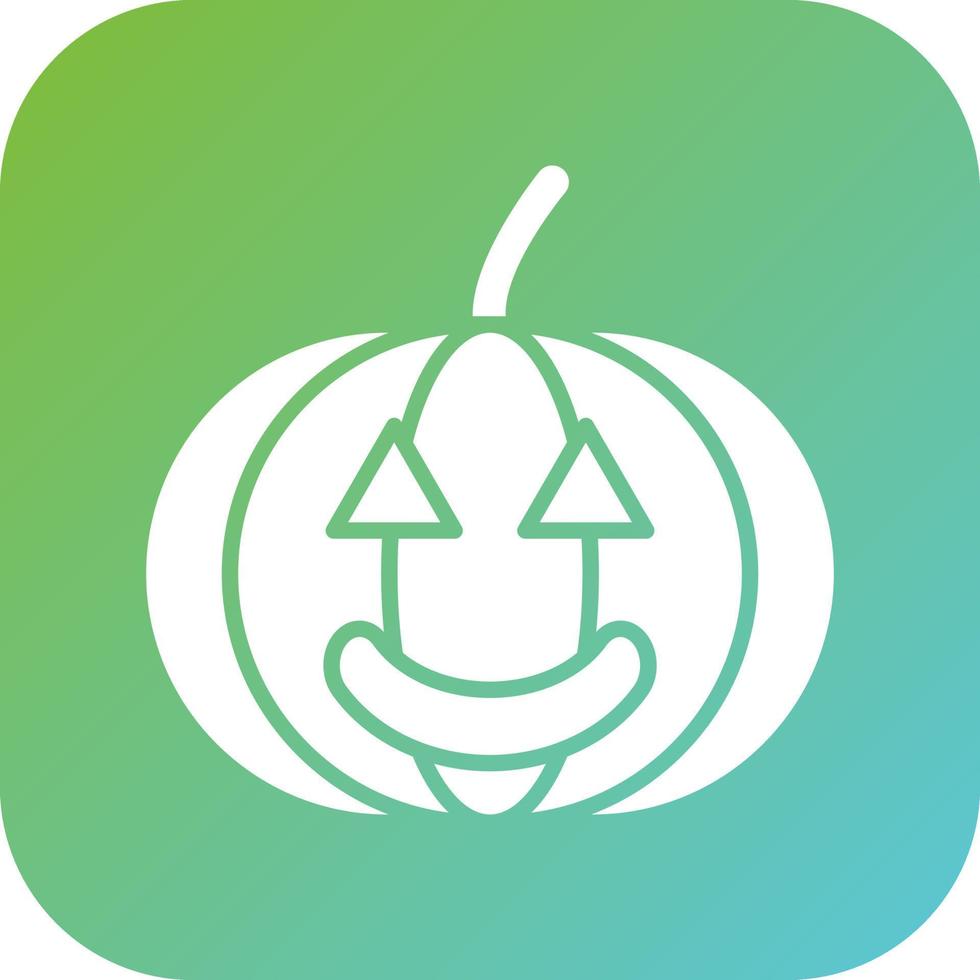 Jack-O-Lantern Vector Icon Style