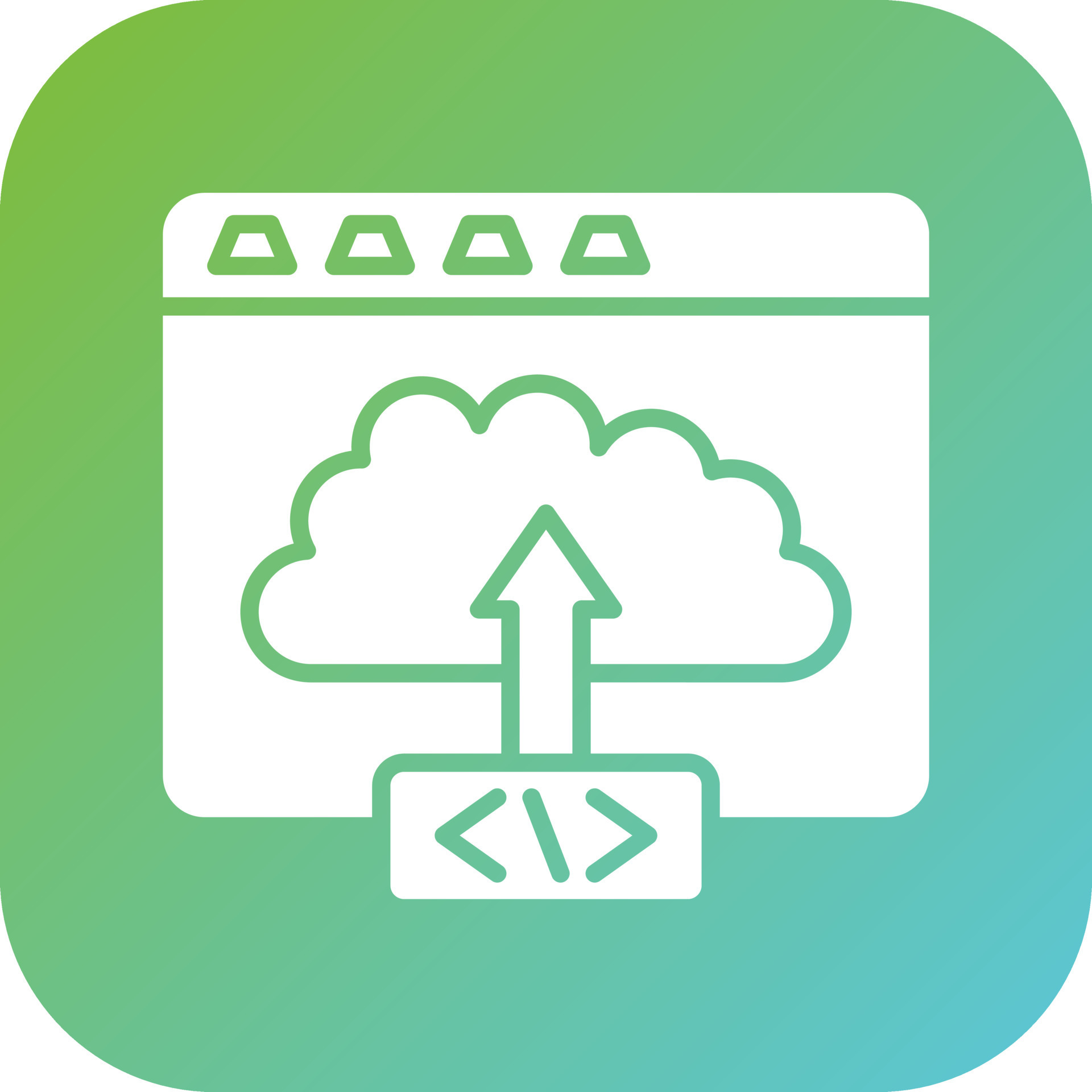 Code Deployment Vector Icon Style 22369958 Vector Art at Vecteezy