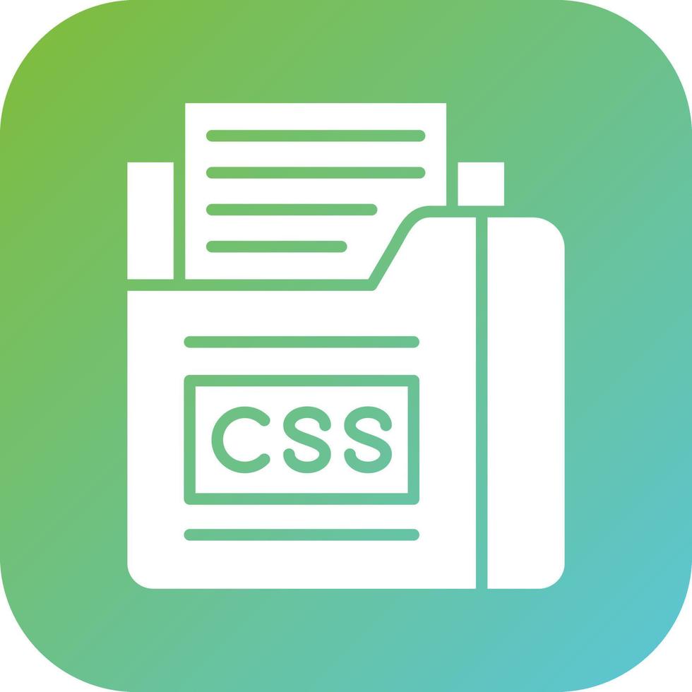 Css File Vector Icon Style