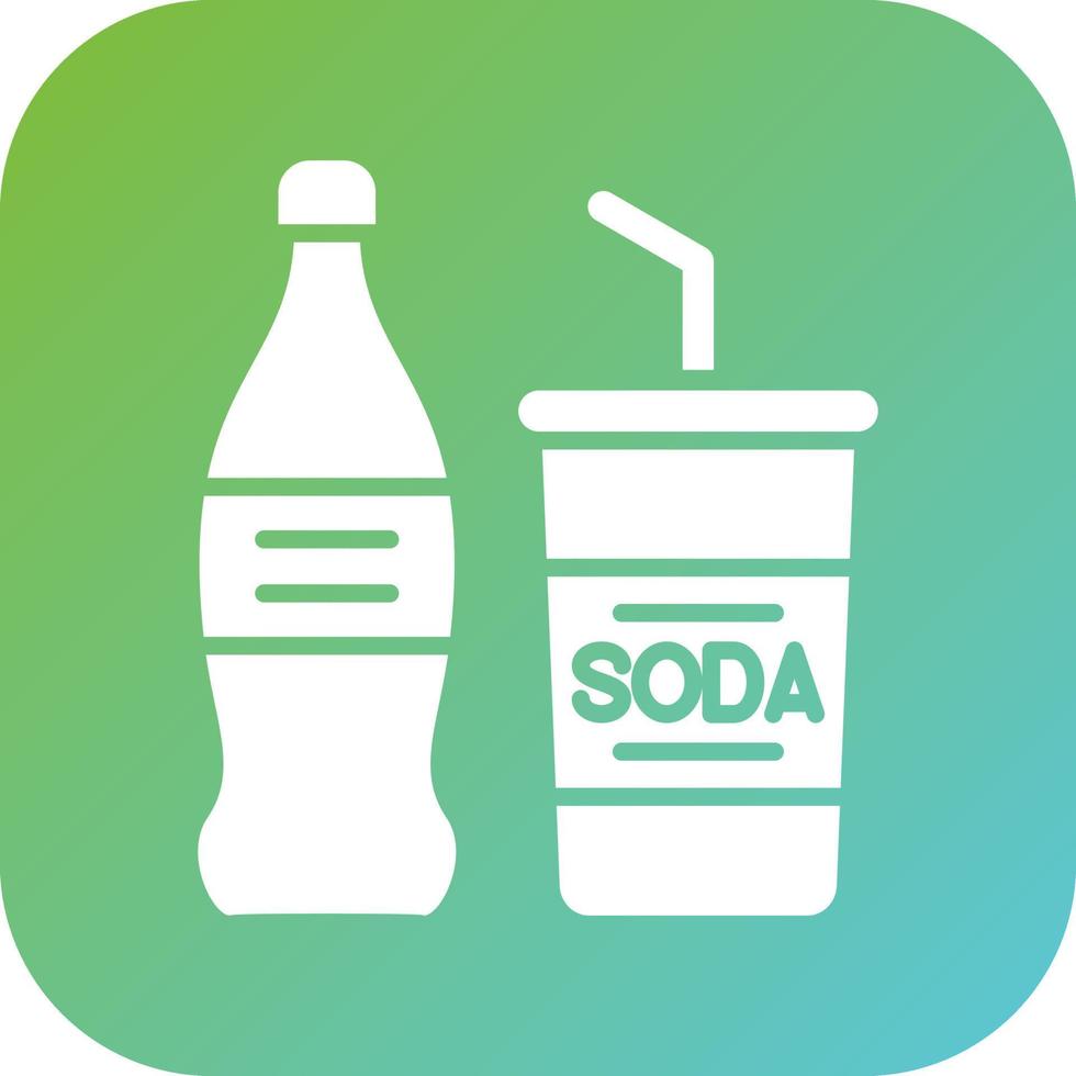 soda vector icono estilo