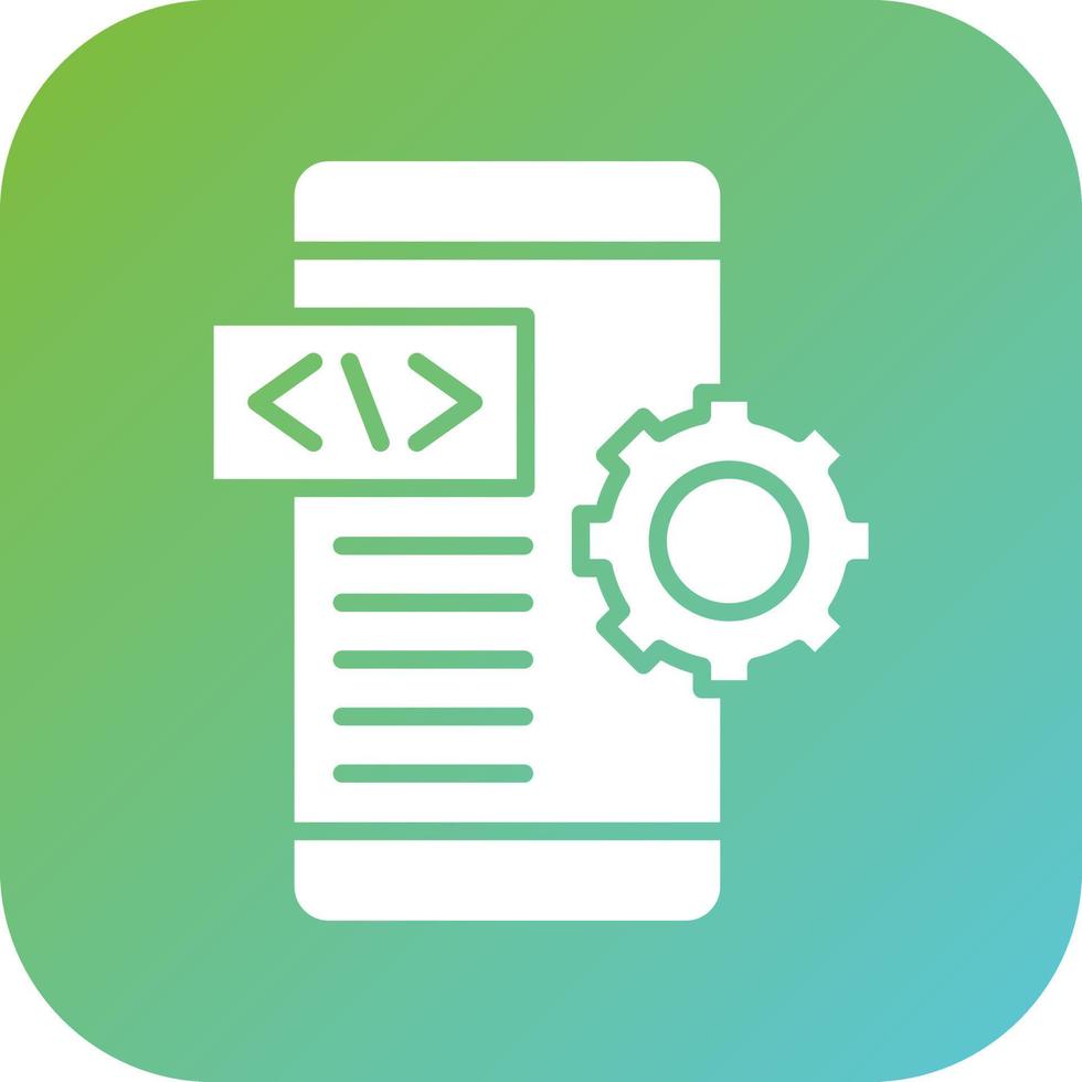 App Development Vector Icon Style