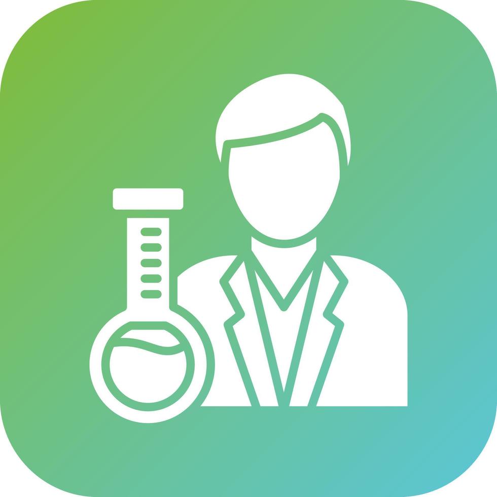 Chemist Vector Icon Style