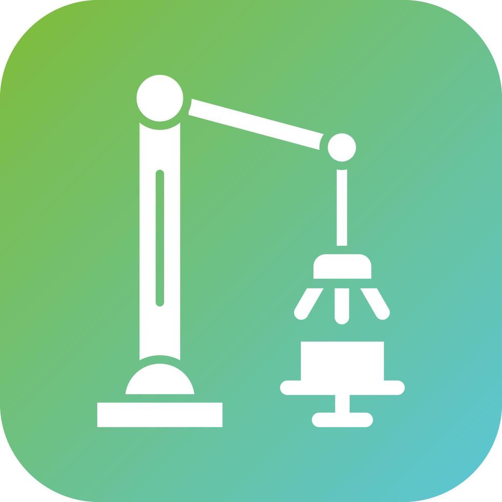 Robotic Arm Vector Icon Style